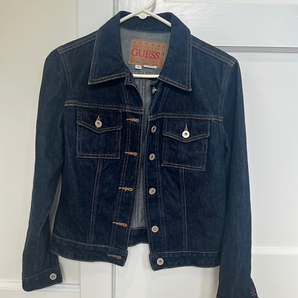 Guess dark Jean jacket